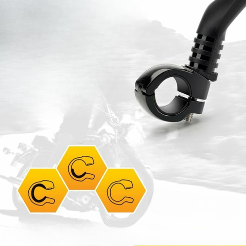 360° Rotating Motorcycle and Bicycle Mirror — Optimal Protection and Visibility