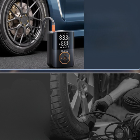 Rechargeable Mini Car Compressor – Power 18000mAh