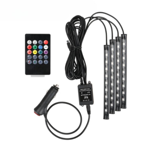 Sisäiset LED-nauhat äänen synkronoinnilla