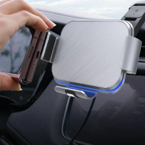 Car Phone Support – Integrated Mounting and Wireless Charging