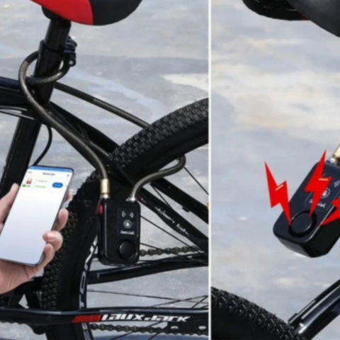 Smart Bike Lock With 110dB Alarm And App Control — Reliable And Modern Protection
