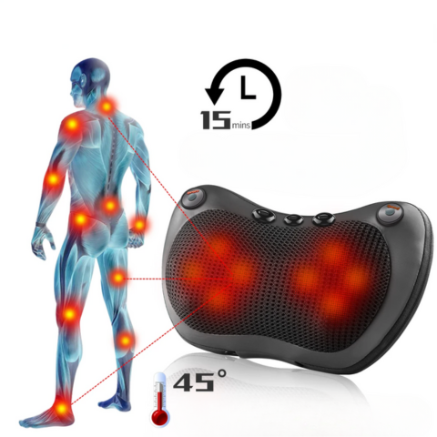 Lämpötilalla varustettu niskahierontalaite autoon — Päivittäinen rentoutuminen ja hyvinvointi
