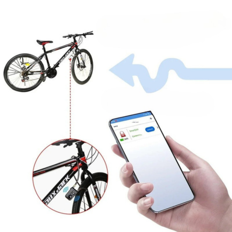 Smart Bike Lock With 110dB Alarm And App Control — Reliable And Modern Protection