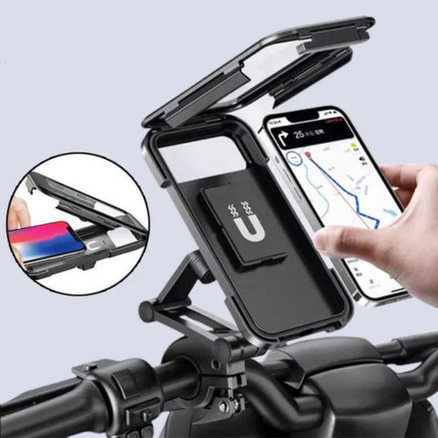 Waterproof Handlebar Support – Stable Holding And Fast Charging