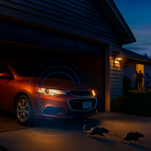Ultraäänikarkotin Auto — Tehokas Jyrsijäntorjunta