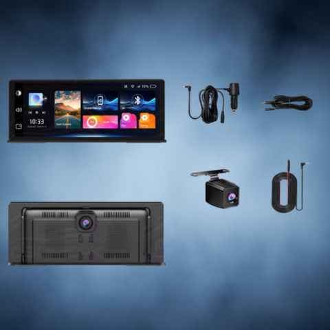 Dashbordkamera — 11.3" Ultra HD 4K stor skjerm