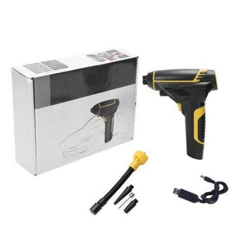 Compresseur D’Air Portable Voiture – Affichage Digital Et Lumière LED