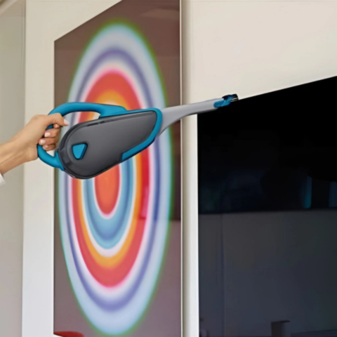 Aspirapolvere Portatile Senza Fili — Pulizia Facile e Veloce