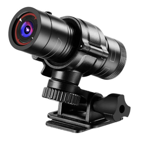 Waterproof Camera For Handlebar And Helmet – Ideal For Cycling And Motorcycling