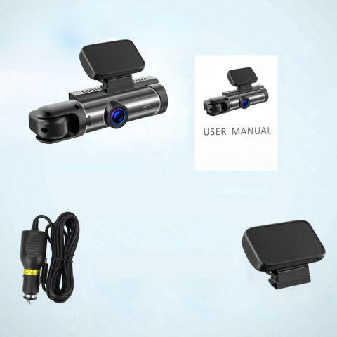 Inbouwcamera Auto — Dubbele Voorcamera Voor Optimale Veiligheid