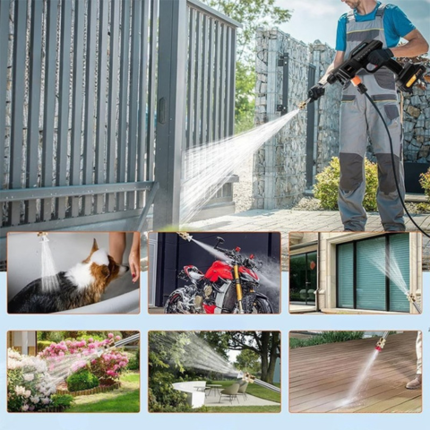 Portable High Pressure Cleaner – Effortless Car Wash