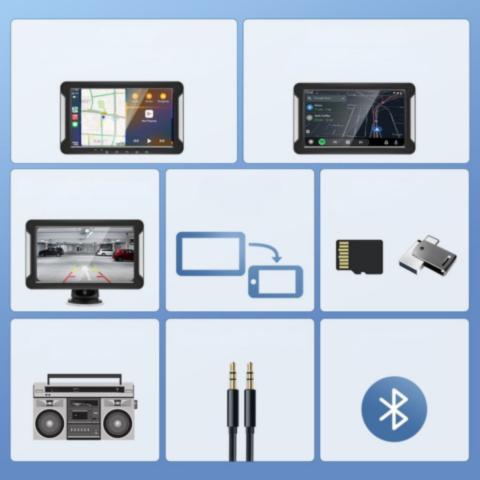 Multimedia Car Screen – Simple Installation and Complete Functions