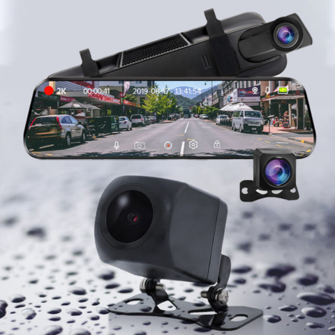 Liitetty peili kaksinkertaisella kameralla – turvallisempi ajo