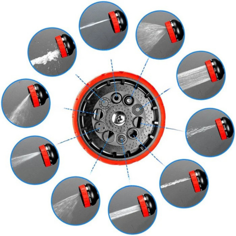 Rozťahovacia zavlažovacia hadica — Multifunkčná s vysokotlakovou pištoľou