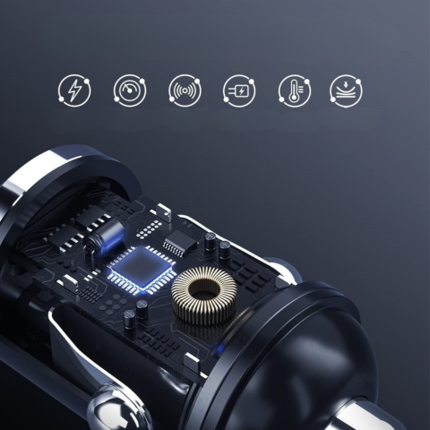 Kompakter Auto-Ladegerät – Schnellladung