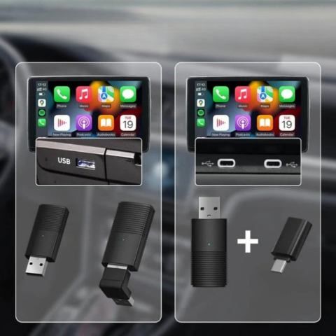 Wireless CarPlay Adapter – Automatic Connection For OEM Systems