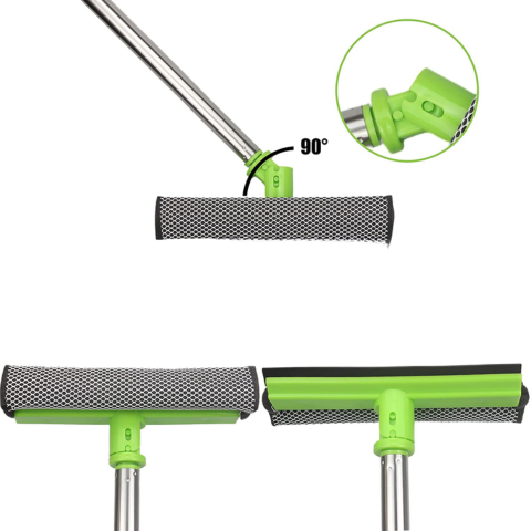 多機能車洗浄キット — 調整可能なハンドル & 柔らかいワイプ