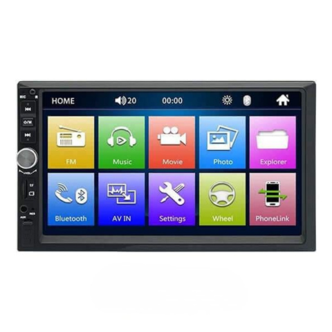 Car Multimedia System — Double Din Screen & HD Video Playback