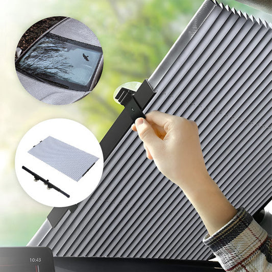 Retractable Sunshade — Instant Freshness In The Car 