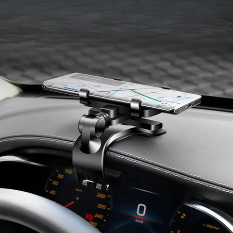 دعم هاتف السيارة - دوران 1200 درجة وثبات آمن 