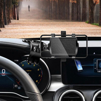 دعم هاتف السيارة - دوران 1200 درجة وثبات آمن 