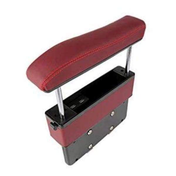 Universal Car Armrest — Adjustable Comfort with Integrated USB Port 