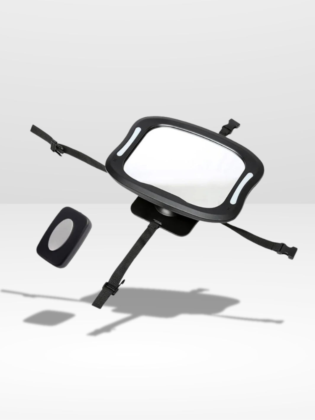 Lustro do obserwacji dla niemowląt — zintegrowane oświetlenie dla wyraźnego widzenia w nocy 