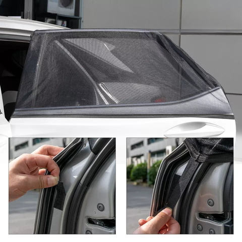 Set of 4 Car Sunshades – Complete Protection for Windows 