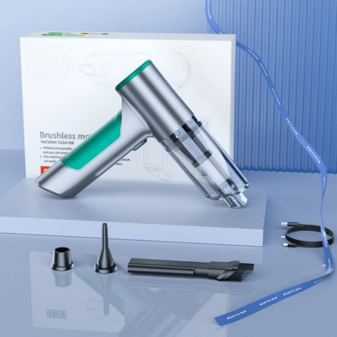 Kabelloser 3-in-1 Staubsauger für das Auto – Vollständige und praktische Reinigung 