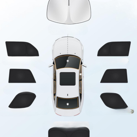 حماية شمسية مخصصة لتويوتا 4رانر 2010-2024 – حماية داخلية قصوى 