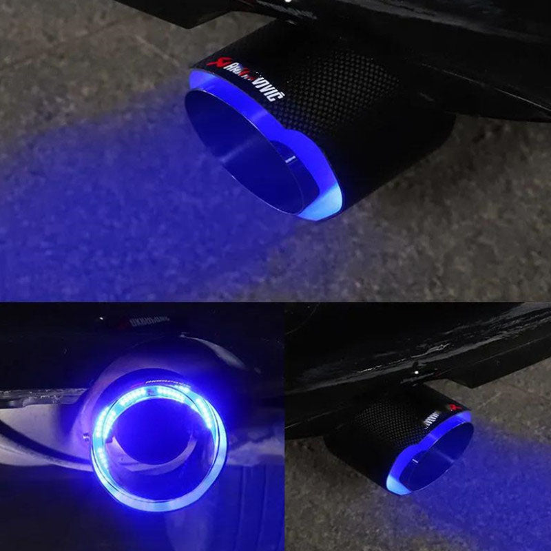 Light-Up Exhaust Tip — Easy and Quick Installation 
