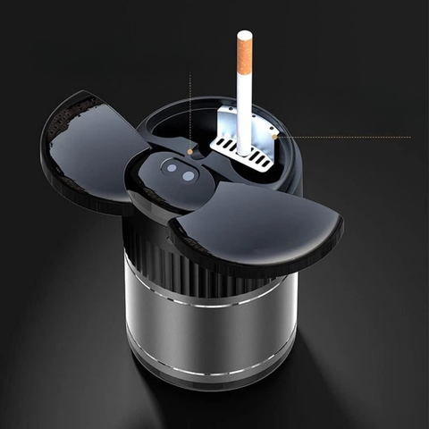 Automatický popelník — praktický a bez zápachu 