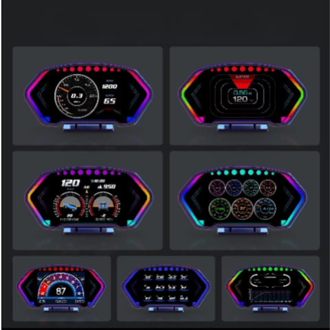 Digital Driving Display – Speed and Information at a Glance 