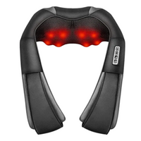 Dispositivo de Masaje Calentador — Relajación para Cuello, Espalda y Hombros 