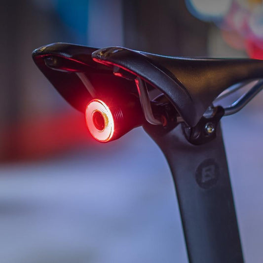 Rear LED Bike Light With Intelligent Brake Sensor — Ideal For Urban And Sports Rides 