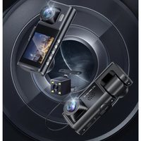 كاميرا السيارة الأمامية والداخلية - تسجيل عالي الدقة 