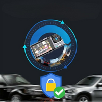 كاميرا السيارة الأمامية والداخلية - تسجيل عالي الدقة 