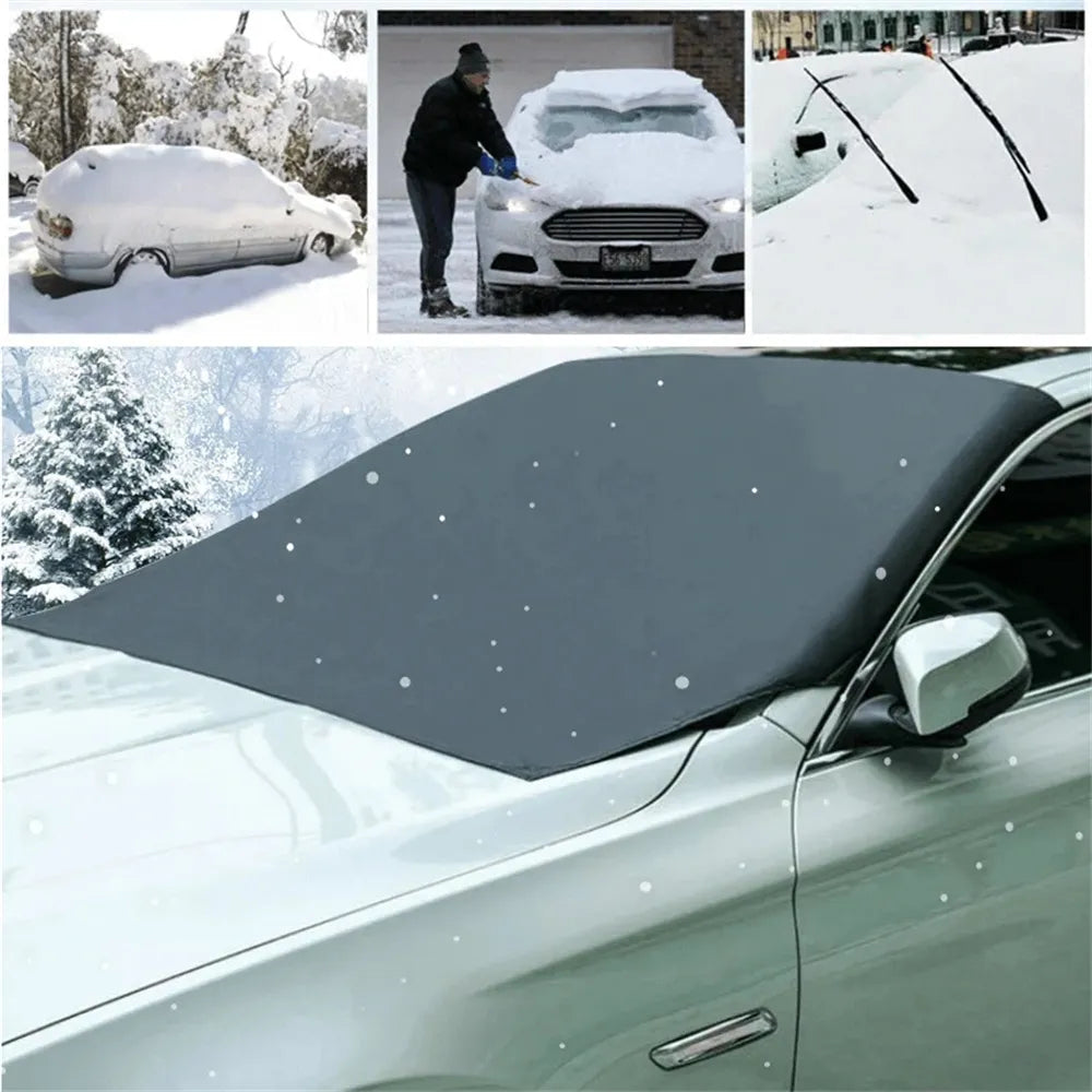 Magnetic Windshield Cover — Protection Against Frost and Snow 