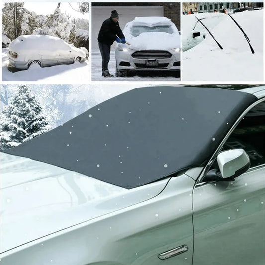 Magnetic Windshield Cover — Protection Against Frost and Snow 