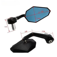Motorcycle Anti-Glare Mirrors – Universal, Adjustable & Sporty Design