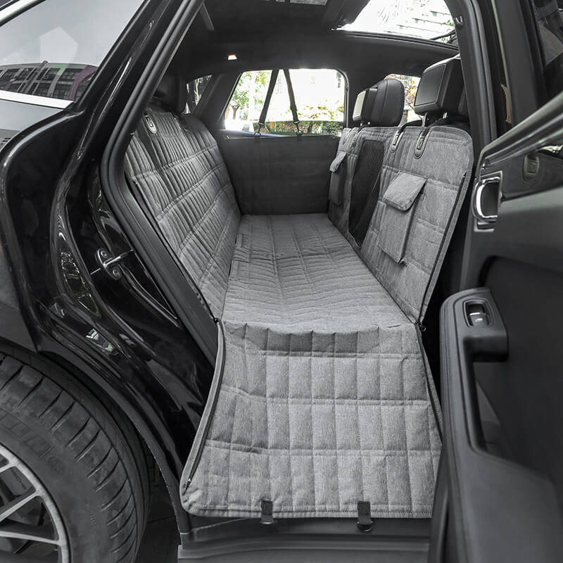 犬用カーシートカバー-完全保護＆簡単取り付け