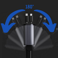 Nopean latauksen auton laturi 12V – USB & Type-C näytöllä 