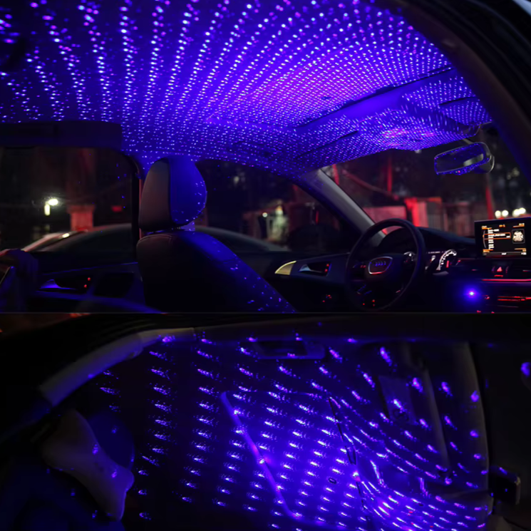 LED Starry Lighting For Car Roof — Magical Night Atmosphere 