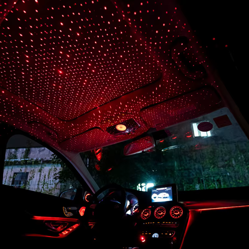 LED Starry Lighting For Car Roof — Magical Night Atmosphere 