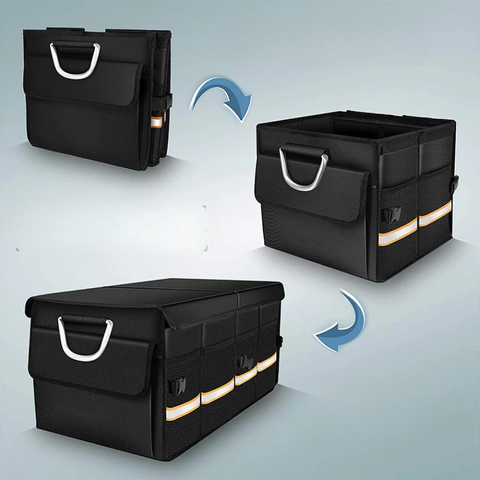 Bilbagagerum Organizer — Sammenfoldelig og Multifunktionel 