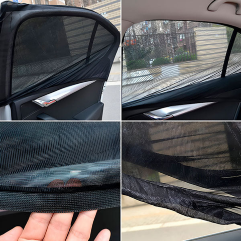 סט של 4 מסנני שמש לרכב – התקנה מהירה והגנה מפני שמש 