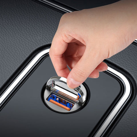 USB-autonavigaattorin laturin sovitin – kompakti tupakansytyttimen liitin 