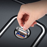 USB-autonavigaattorin laturin sovitin – kompakti tupakansytyttimen liitin 