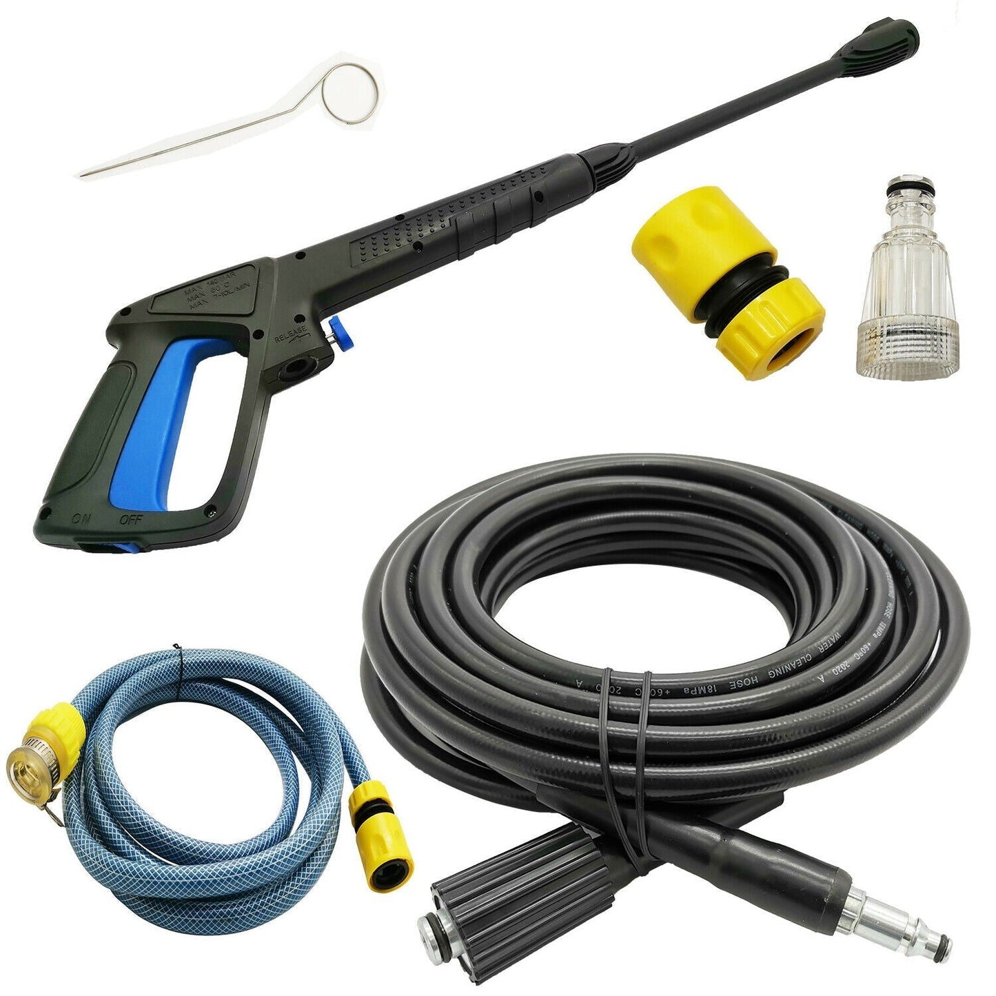 Electric High Pressure Cleaner — 3000 PSI Power For Intensive Cleaning 