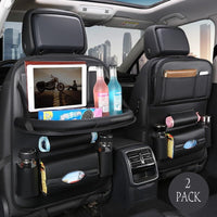 Car Back Seat Organizer with Folding Table — Easy to Install and Durable 